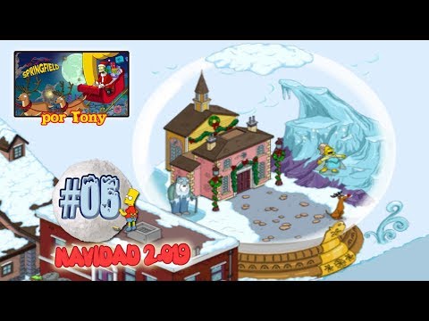 Los Simpson Springfield "Navidad'19: Capítulo 5 - La Cúpula de nieve gigante" por Tony