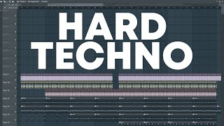 Wie man harten Techno produziert!! - FL Studio Tutorial (+GRATIS FLP)