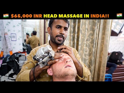 $65,000 INR Head Massage!! World's Greatest Head Massage!! ASMR 🇮🇳