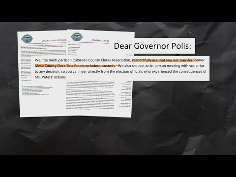 Colorado officials, county clerks urge Polis not to transfer Tina Peters to federal custody
