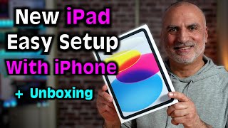 iPad 11 inch Setup with Data Transfer from iPhone