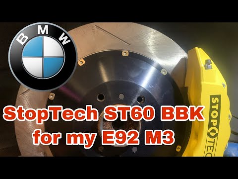 Stoptech ST60 6 pistons BBK on BMW E92 M3