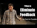 How to Eliminate Microphone Feedback - As Fast As Possible