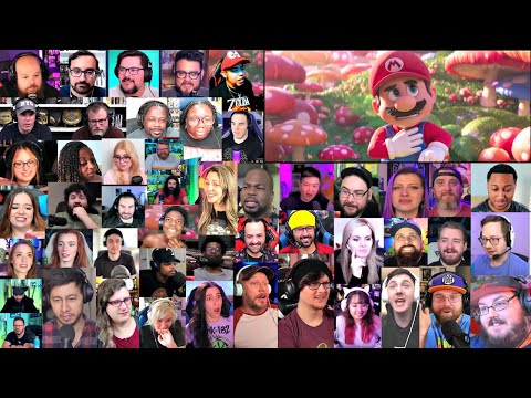 The Super Mario Bros. Movie Teaser Trailer Reaction Mashup