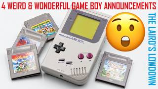4 Weird & Wonderful Game Boy Announcements   The Laird's Lowdown