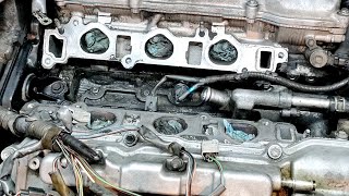 2003 Lexus es300 coolant bypass hose and thermostat replacement
