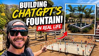 Download lagu Building a ChatGpt Designed Fountain! (Part 2) mp3