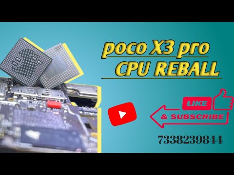 poco X3 pro CPU REBALL tutorial,! Xiaomi poco X3 pro no power and not charging solution