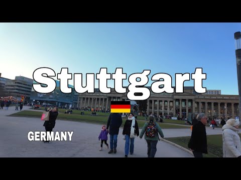 Stuttgart Germany 🇩🇪  Walking Tour | Exploring the Capital of Baden-Württemberg | 4K 60fps
