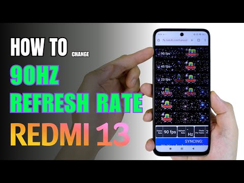 How to change Refresh Rate 90Hz Redmi 13