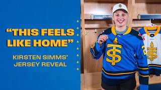 Kirsten Simms Sees Her Toronto Sceptres Jersey For The First Time!