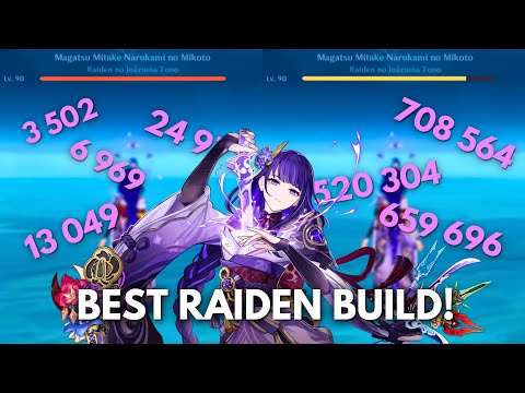 1 MINUTE RAIDEN GUIDE And BUILD !! [ Genshin Impact ]