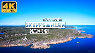 preview picture of video 'Skeppsmalen High Coast in Sweden drone 4K 2018 '