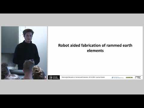 Robotic Rammed Earth Construction