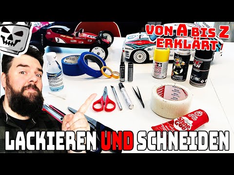 RC body construction from A to Z: tips and tricks for painting and cutting