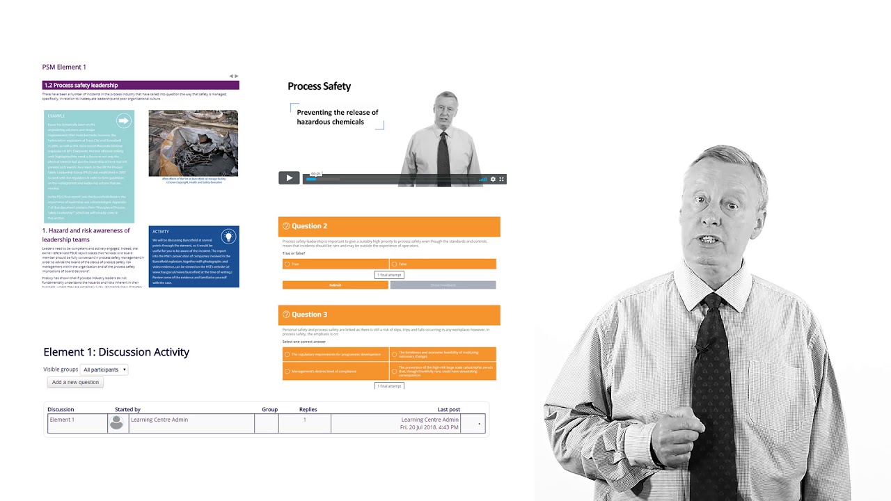 RRC NEBOSH HSE Certificate in Process Safety (PSM) Online Course Introduction