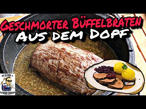 #242 - Schmorbraten vom Wasserbüffel // Büffelbraten aus dem Dutch Oven