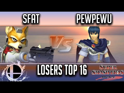 Smash'N'Splash 4  LOSERS TOP 16 - CLG | SFAT (Fox) vs CLG | PewPewU (Marth)