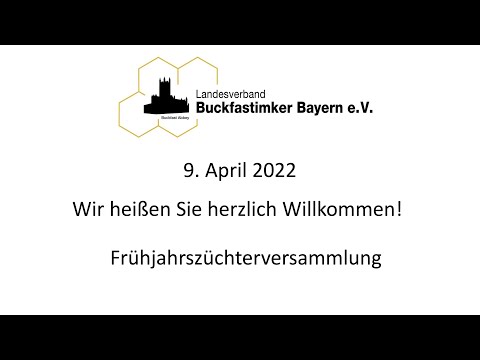 Frühjahrszüchterversammlung - Buckfast Bayern