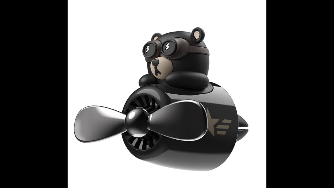 Fighter Pilot Bear Designed Super Cool Car Air Freshener