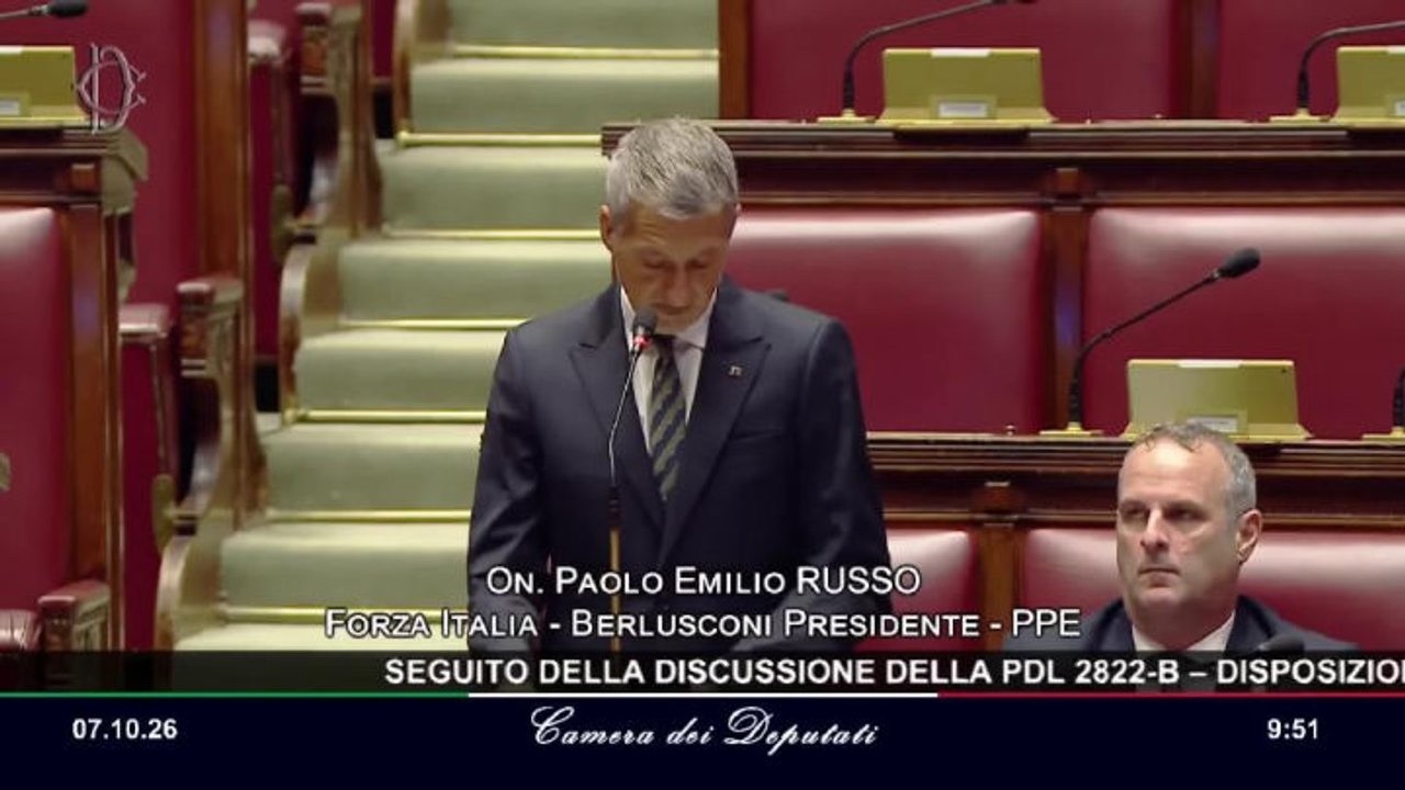Legge elettorale, Russo (FI): Non è figlia della paura, ma valorizza i territori