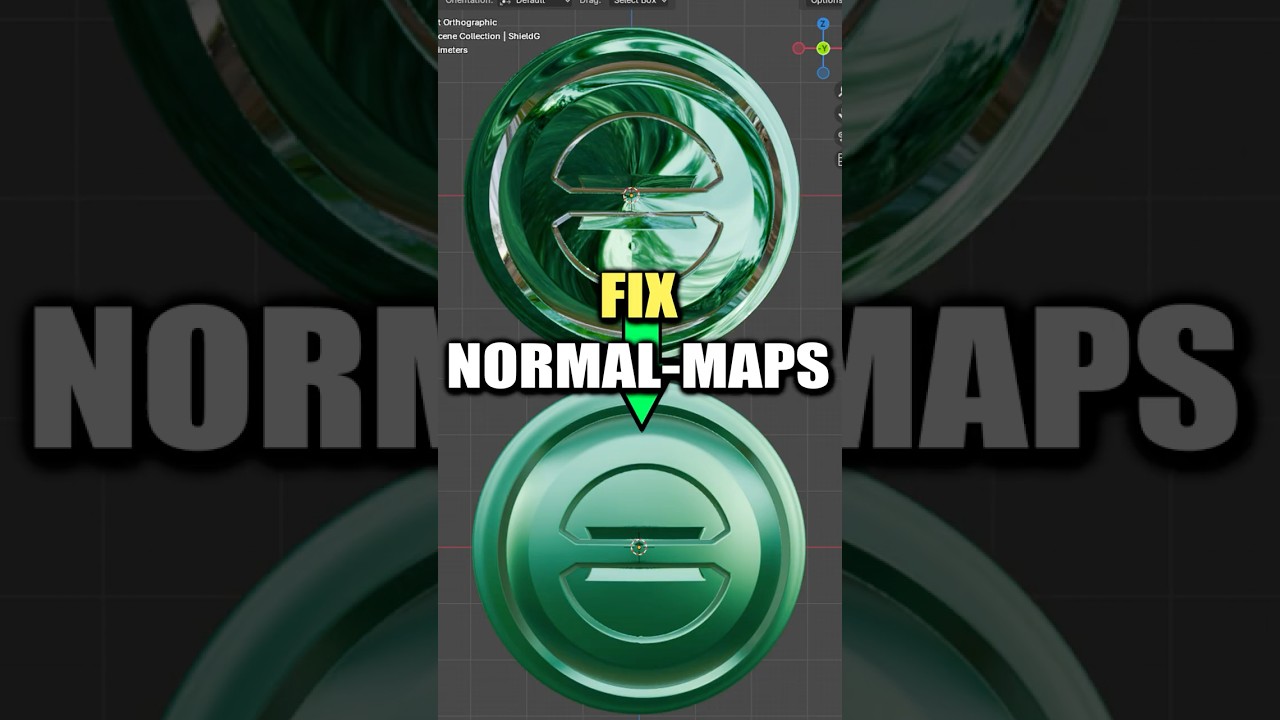 Blender: How To FIX BROKEN Normal Maps