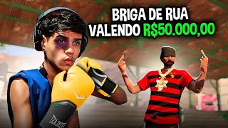 APOSTEI 50.000,00 MIL COM GERENTE DO MORRO na BRIGA DE RUA no GTA RP (Pitoco Dugera)