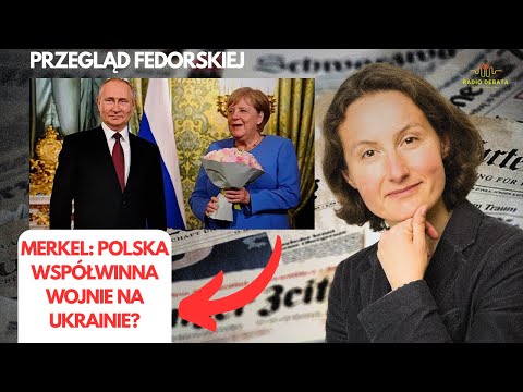 MERKEL: Polska współwinna wojnie na Ukrainie! Merkel i teczki Stasi #przegladfedorskiej