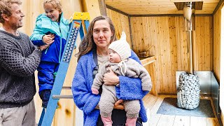 Building a Sauna as a FAMILY