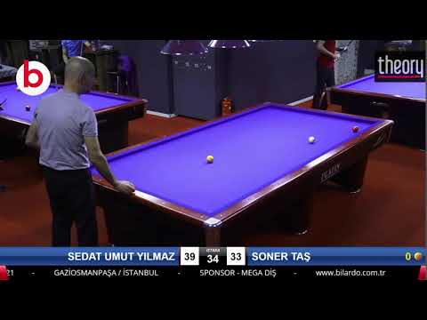 SEDAT UMUT YILMAZ & SONER TAŞ Bilardo Maçı - GOP BİLARDO - MEGA DİŞ CUP 2021-1. Tur