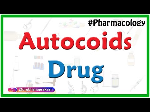 Autocoids Pharmacology - Drug Of Choice : Neet Pg