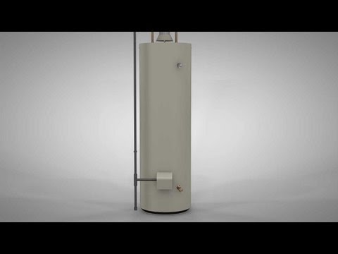 How does a gas water heater work