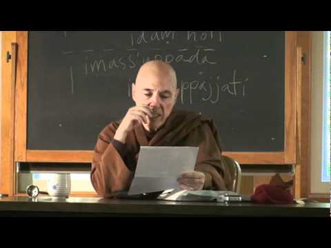 Majjhima Nikaya (MN 38: part 3, section 1, 2010.10.2) Bhikkhu Bodhi.MPG