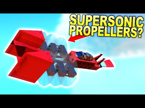 Is It Possible to Break the Sound Barrier With PROPELLERS?! - Trailmakers Gameplay