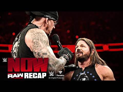 AJ Styles calls it a Phenomenal Hall of Fame Career | Raw Recap: WWE Now