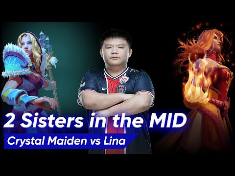 CRYSTAL MAIDEN MID BY PSG.LGD.XINQ | Dota 2 Pro NEW META