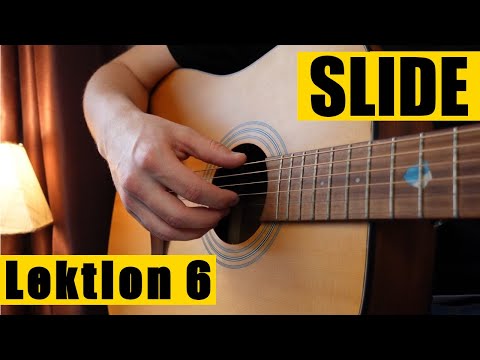 SLIDE AUF GITARRE LERNEN (schnell)! 15 Minuten Gitarre Lek. 6
