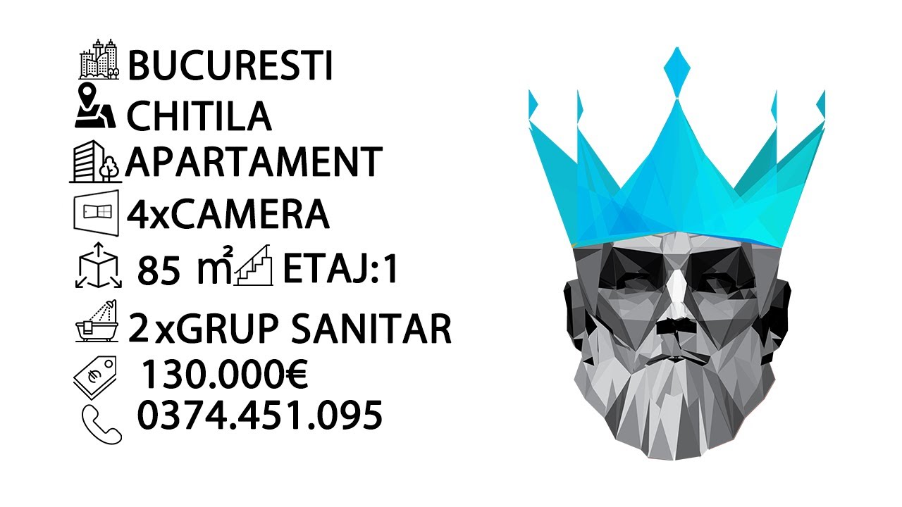 Tur video Duplex 4 camere | Chitila | Centrala | Renovat 2023 | Etaj 1 si 2