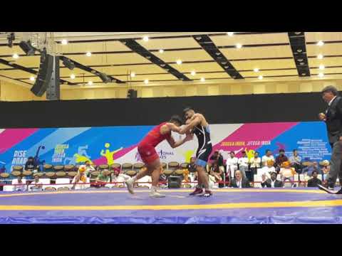 Ashu Haryana  VS Karanjit Punjab 67kg  final bout greco roman style at National Games Gujrat 2022