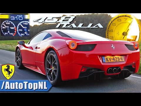 Thumbnail for FERRARI 458 0-310 KM/H ACCELERATION & SOUND by AutoTopNL by Ferrari, Supercar, Car, Sedans, Ferrari 458