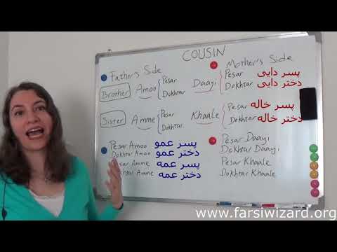 Farsi / Persian Lesson: Cousins in 8 Versions! (85)
