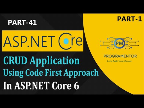 41 | Creating CRUD Application Using Code First Approach In ASP.NET Core 6 | EF Core (Hindi/Urdu)