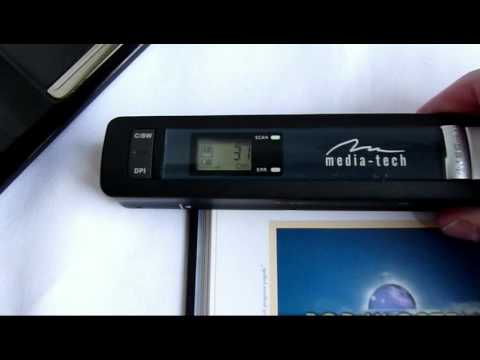 Rankinis spalvotas skeneris Media-Tech SCANLINE MT4090 V3.0 A4 ir mažesniems dokumentams video