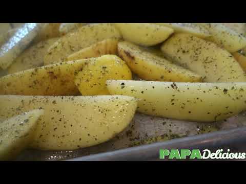 How To Make Greek Lemon Potatoes (Chef Papadelicious)