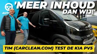 'Dit is echt briljant bedacht' - Ondernemer Tim (Carclean.com) test de Kia PV5 Cargo - AutoRAI TV