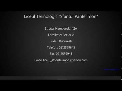 Liceul Tehnologic "Sfantul Pantelimon" Sector 2