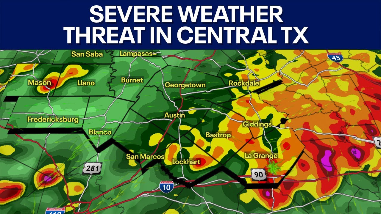 Austin weather: Memorial Day severe storms threat | FOX 7 Austin