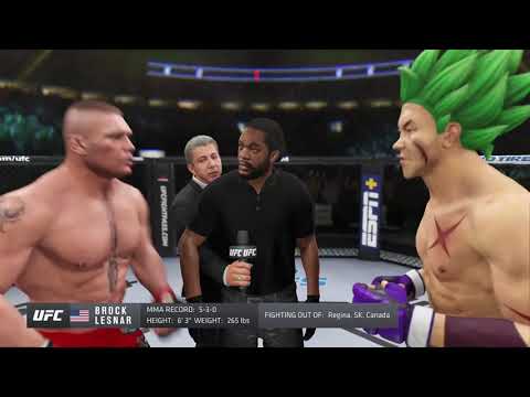 UFC 4 - Brock Lesnar vs. Broly Dragon Ball - Crazy UFC 👊🤪