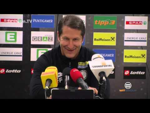 SK Sturm: Mediabriefing vor SV Mattersburg (17. Runde 2015/16)