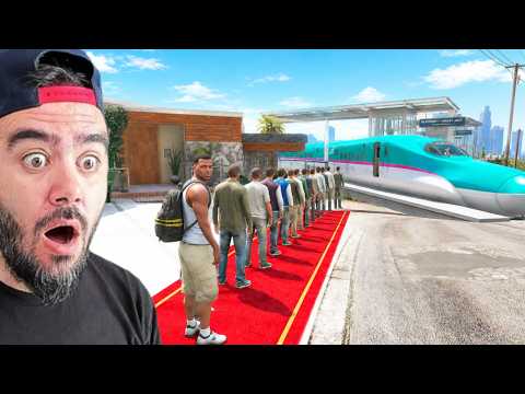 FRANKLIN DÜNYANIN EN HIZLI TRENINE BINDI - GTA 5 MODS